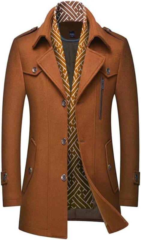 Wool Overcoat Mens