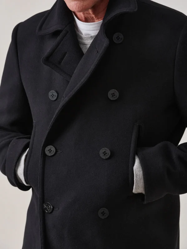 Melton Wool Peacoat