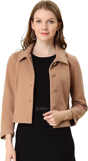 Short Peacoat Womens