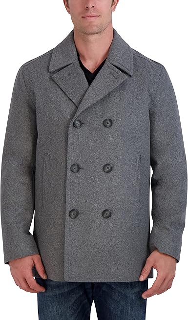 men 's lightweight peacoat