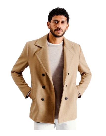 Beige Peacoat