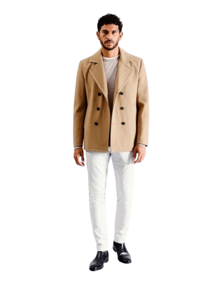 Beige Peacoat