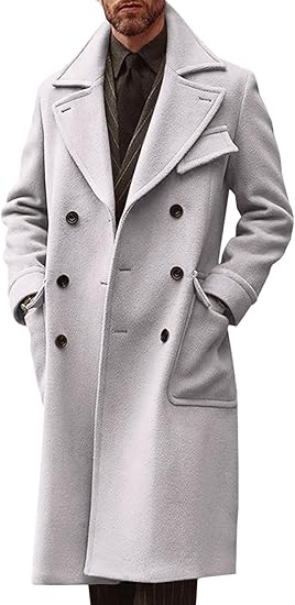 Wool Trench Coat Men