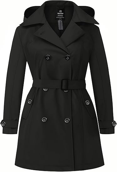 Pea Coat With Hood