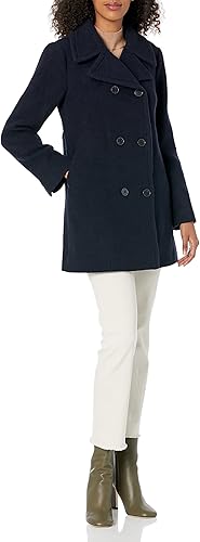 Navy Pea Coat Women