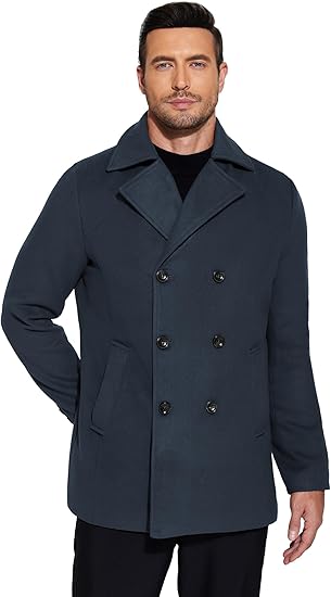 Wool Winter Coat Men's