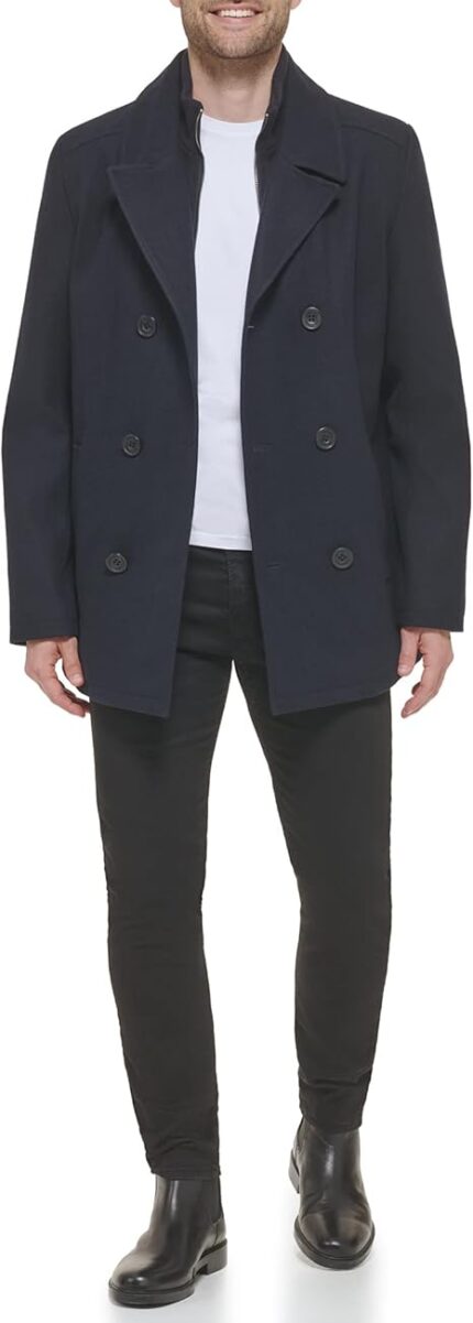 Men's Navy Pea Coat