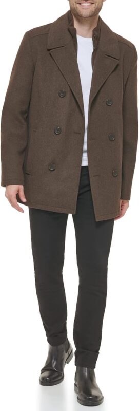 Mens Jackets Peacoat