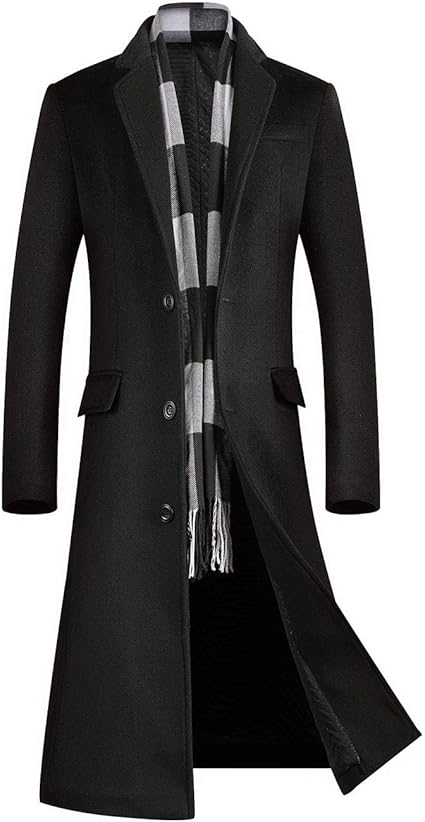 Mens Long Overcoat