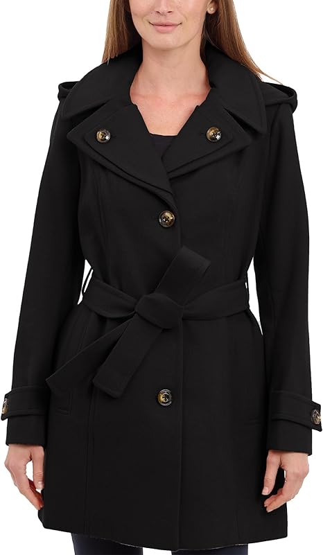 Ladies Peacoat With Hood