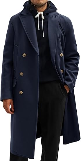 Wool Trench Coat Men