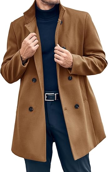 Long Wool Coat Men