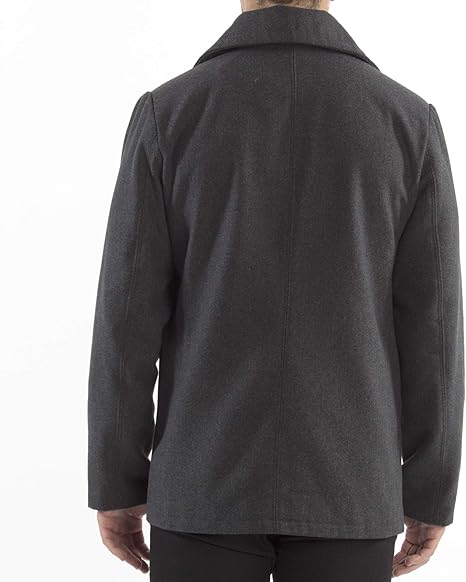 Wool Peacoat Men