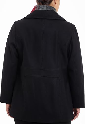 Ladies Black Peacoat