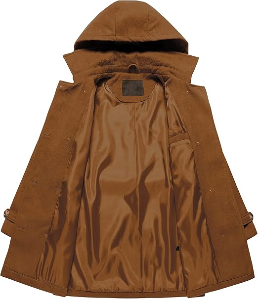 Womens Peacoat With Hood