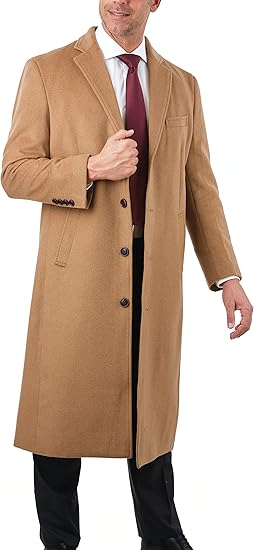 Long Wool Coat Men