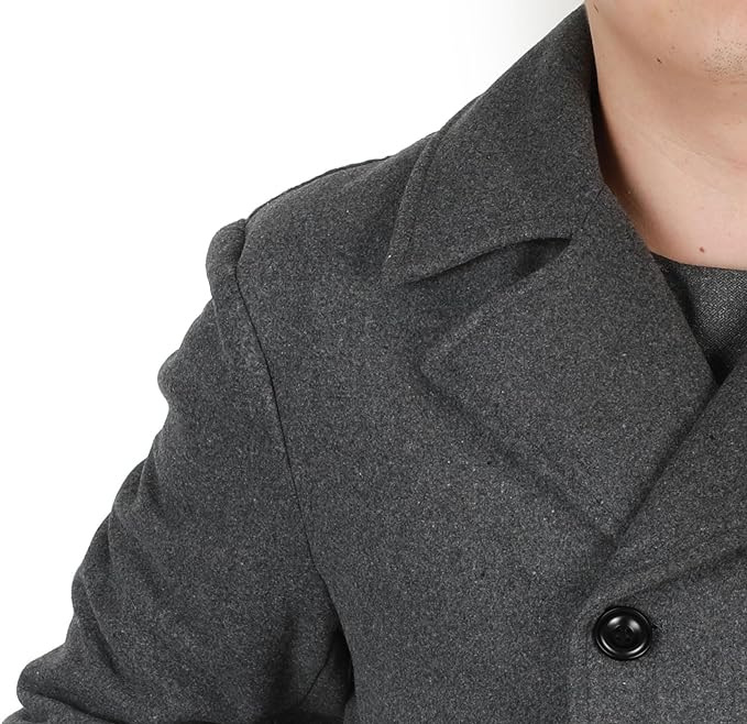 Mens Short Wool Coat