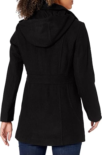 Women's Peacoat With Hood