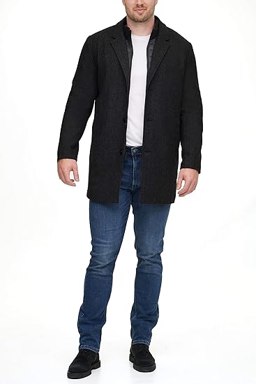 Mens Short Wool Coat