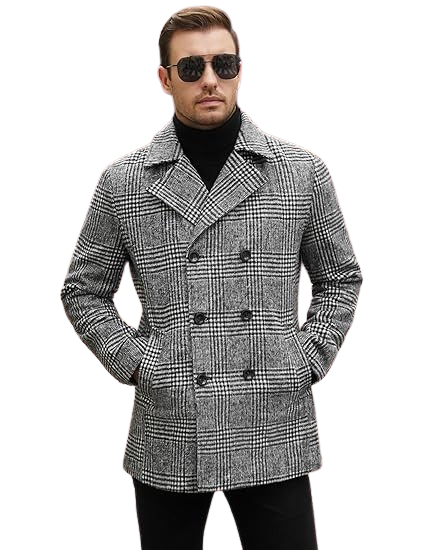 Pure Wool Coat Mens