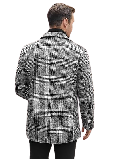 Pure Wool Coat Mens