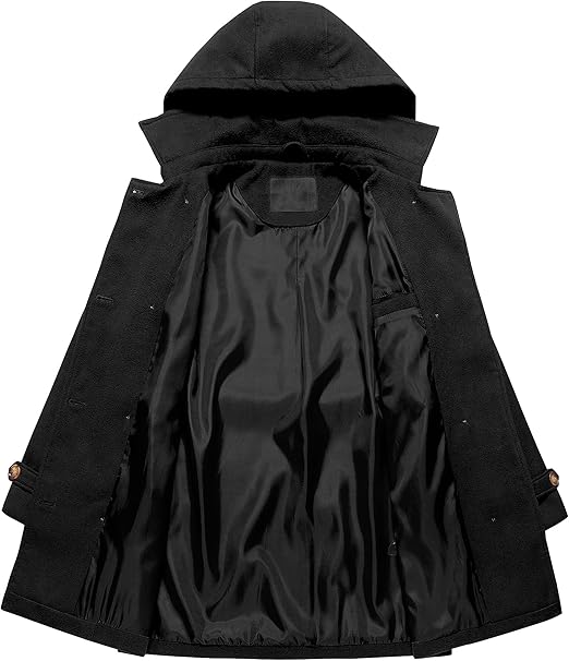 Ladies Peacoat With Hood