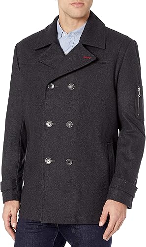 Men's Wool Peacoat Jacket