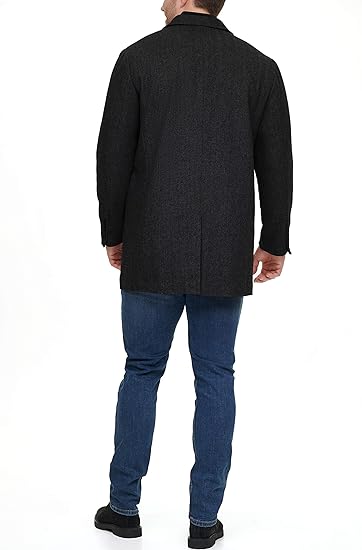 Mens Short Wool Coat