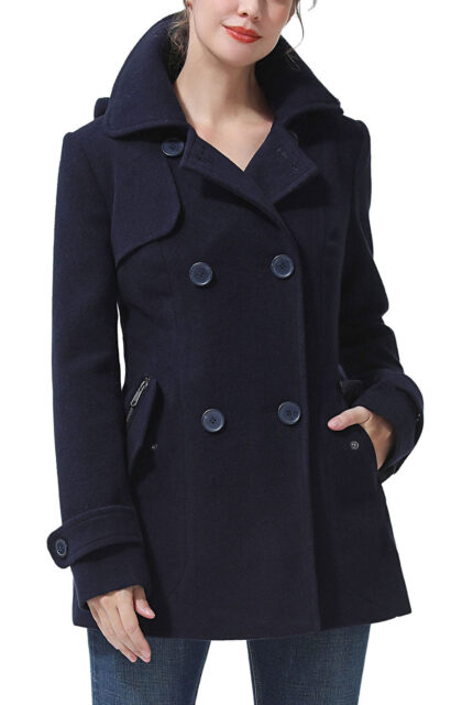 Ladies Peacoat With Hood