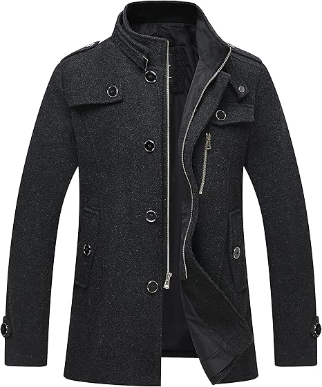 Men's Insulated Wool Coat