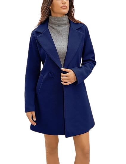 Navy Blue Pea Coat