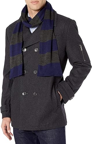 Men's Wool Peacoat Jacket