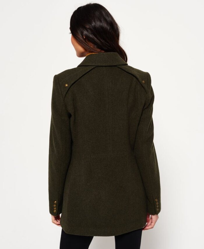 Ladies Military Pea Coat