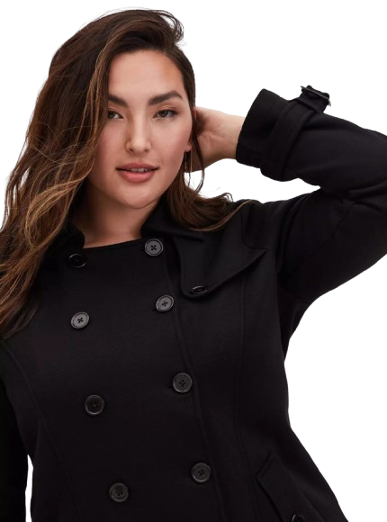 Fleece Peacoat