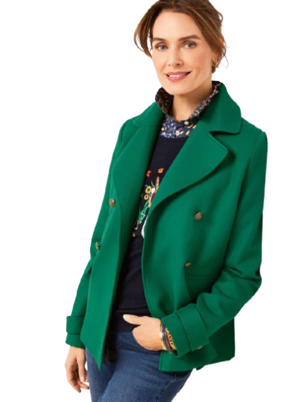 Green Peacoat Ladies