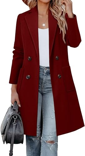 Womens Peacoat Long