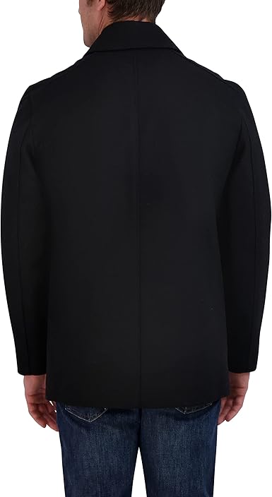 Mens Double Breasted Peacoat