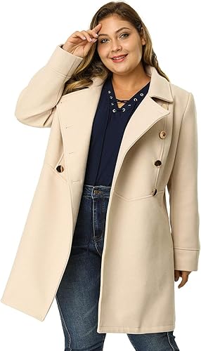 Women's Plus Size Peacoat