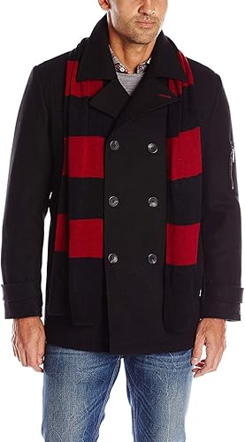 Black Peacoat Men's