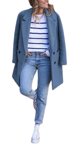 Blue Peacoat Women's