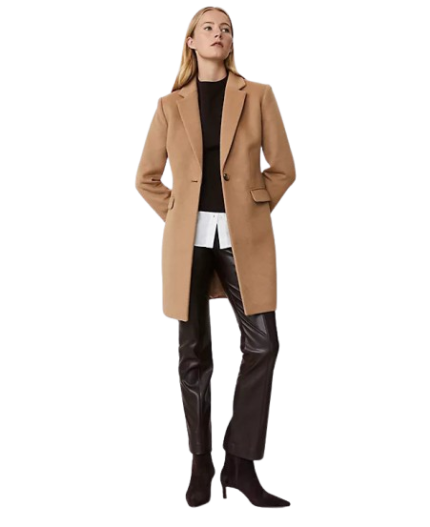 Womens Petite Peacoat