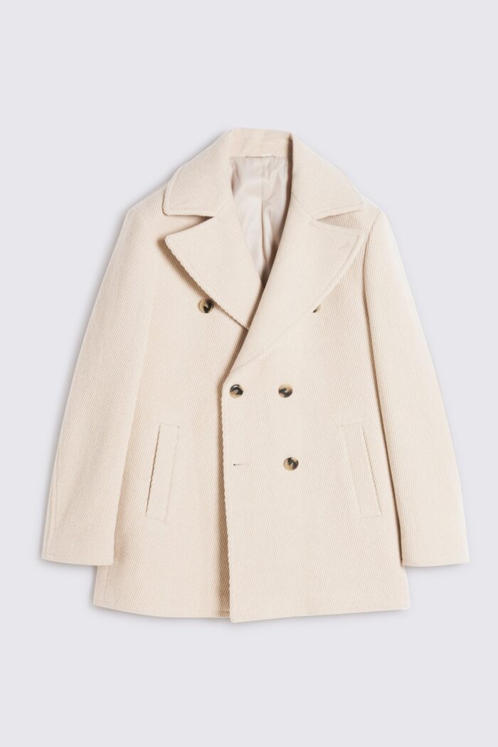 Cream Peacoat