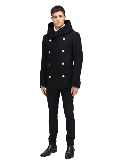 Hoodie Peacoat