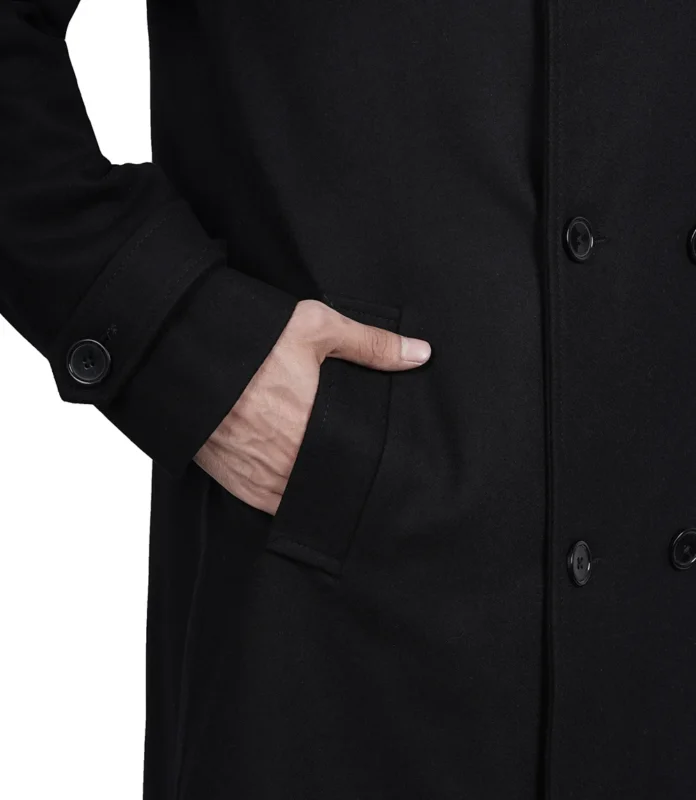 Long Black Peacoat